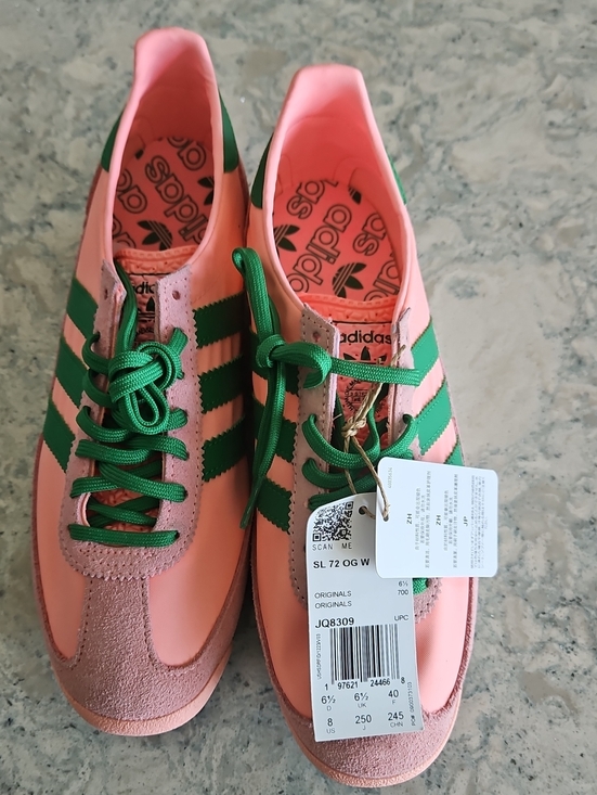 adidas Shoes - adidas Pink & Green Women’s Retro SL 72 Sneakers